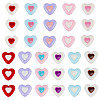 55Pcs 11 Colors Opaque Acrylic Beads OACR-TA0004-79-2