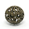 Mixed Iron Filigree Hollow Round Beads IFIN-X0008-AB-NF-2