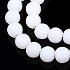 Imitation Jade Glass Beads Strands GLAA-T032-J8mm-MD01-2
