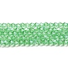 Transparent Electroplate Glass Beads Strands LS-EGLA-A039-T3mm-A24-1