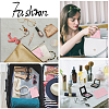Rhombus Pattern PU Leather Zip Pouches ABAG-WH0040-12B-10-5