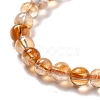 Natural Citrine Bead Strands G-P466-01E-4