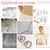 48Pcs 12 Style 304 Stainless Steel and 201 Stainless Steel 
Linking Rings STAS-PH0004-23-2