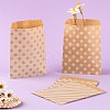 100Pcs 4 Patterns Eco-Friendly Kraft Paper Bags CARB-LS0001-02A-7
