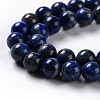 Natural Lapis Lazuli Beads Strands X-G-G423-8mm-A-3