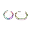 Ion Plating(IP) 304 Stainless Steel Huggie Hoop Earrings EJEW-G272-01-20mm-M-3