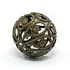 Mixed Iron Filigree Hollow Round Beads IFIN-X0008-AB-NF-3