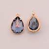 Faceted Resin Rhinestone Pendants RESI-TAC0010-25F-1