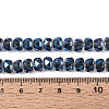 Electroplate Glass Beads Strands EGLA-T021-20E-4