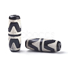 Tibetan Style Double Tiger dZi Beads TDZI-D008-10-1
