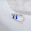 304 Stainless Steel Enamel Cuff Open Rings WG1A863-01-1