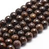 Natural Bronzite Beads Strands G-D840-18-4mm-1