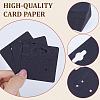 200Pcs Square Paper Earring Display Cards CDIS-ME0001-01B-3