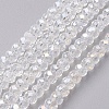 Electroplate Glass Beads Strands EGLA-F124-FR-B11-1