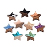 Opaque & Transparent Resin & Walnut Wood Pendants RESI-N053-31-2