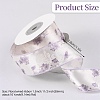Polyester Lock Edge Printed Flower Ribbon PW-WG70ADC-02-2