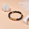 Om Mani Padme Hum Mala Bead Bracelet BJEW-JB08507-2