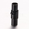 Column 304 Stainless Steel Locking Tube Magnetic Clasps X-STAS-I045-12-4mm-1