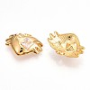 304 Stainless Steel Rhinestone Pendants STAS-T064-53-1