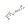 Alloy Hair Bobby Pins PW-WG46689-02-1