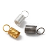 60Pcs 3 Colors Iron Cord End IFIN-YW0003-23-3
