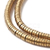 Electroplate Non-magnetic Synthetic Hematite Beads Strands G-J164A-3mm-07-4
