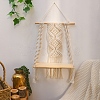 Bohemian Cotton & Wood Macrame Woven Wall Hanging PW-WG8FB47-01-1