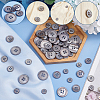 120Pcs 4 Style 4-Hole Natural Shell Buttons FIND-GA0003-28A-3