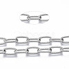 Tarnish Resistant 304 Stainless Steel Cable Chains CHS-T003-21P-NF-4