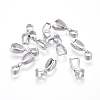 Grade AA Brass Ice Pick Pinch Bails for Pendant Making X-KK-M008-a-06P-NR-3