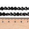 Natural Black Tourmaline Beads Strands G-P611-C37-01-5