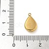 304 Stainless Steel Rhinestone Pendants STAS-I322-27G-03-4