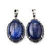 Dyed Natural Lapis Lazuli Pendants G-Q350-02I-1