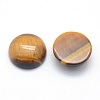 Natural Tiger Eye Cabochons G-P393-R12-12mm-2