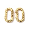 Brass Spring Gate Rings KK-J301-13G-1