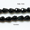 Crystal Glass Beads Strands GLAA-D034-15x10mm-14-1
