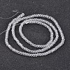Electroplate Glass Bead Strands EGLA-G014-2mm-01-2