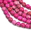 Natural Imperial Jasper Beads Strands G-I122-6mm-17-4