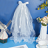 Organza Bridal Veils AJEW-WH20020-254B-4