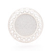 Adjustable Alloy & Iron Bezel Cup Ring Base with Rotatable Tray MAK-T012-05S-2