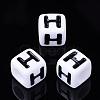 Letter Acrylic Beads PL37C9129-H-1