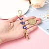 Alloy Enamel Evil Eye Flower Link Bag Strap FIND-YW00004-5