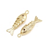 Brass Micro Pave Cubic Zirconia Pendants X-KK-A269-01B-G-2