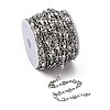 Tarnish Resistant 304 Stainless Steel Link Chains CHS-K001-40-3