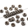 Brass Rhinestone Spacer Beads RB-A014-L5mm-01B-1