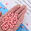 Opaque Acrylic Beads PAB702Y-B01-05-5