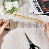 Hot Stamping BOPP Thank You Gift Sticker Rolls STIC-WH0004-20-3