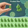 50Pcs Opaque Resin Pendants RESI-SZ0002-08-2