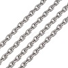 Tarnish Resistant 304 Stainless Steel Cable Chains CHS-R009-11-1