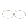 316L Surgical Stainless Steel Hoop Earring Findings STAS-G229-07P-03-1